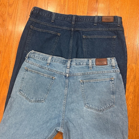 L.L. LL Bean Relaxed Fit Mens 40x29 Jeans Denim Pants Vintage Bundle Lot Vtg - Picture 4 of 8